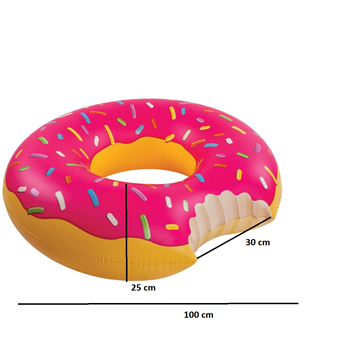 Obrázek z Nafukovací kruh Donut - růžový 