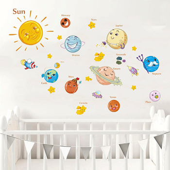 Obrázek z Samolepky na zeď - Sluneční soustava 