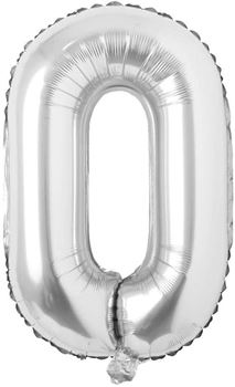 Obrázek Nafukovací balónky čísla maxi stříbrné - 0