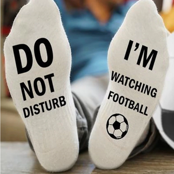 Obrázek Ponožky - Nerušit, dávají fotbal 
