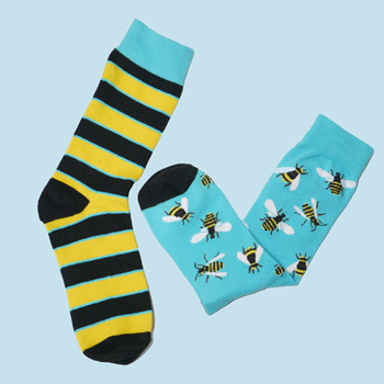 Obrázek z Veselé ponožky - včela 