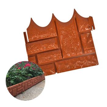 Obrázek Zahradní palisáda - hnědá
