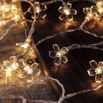 Obrázek z LED světelný řetěz - třešňový květ 