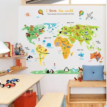 Obrázek Dětská mapa světa