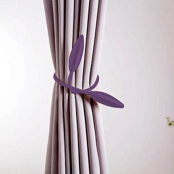 Obrázek z Spona na závěsy - světle fialová 