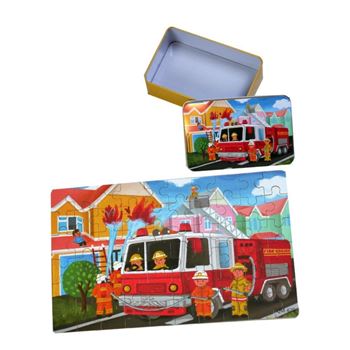 Obrázek z Dětské puzzle - hasiči 