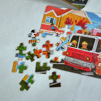Obrázek z Dětské puzzle - hasiči 