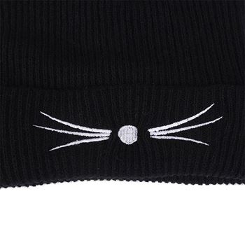 Obrázek z Kočičí čepice - černá 