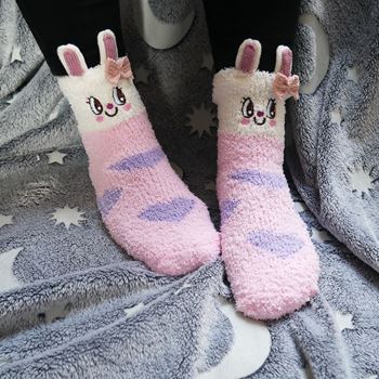 Obrázek z Teplé ponožky - zajíček 