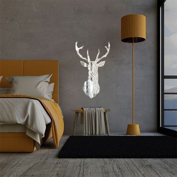 Obrázek Zrcadlová samolepka na zeď - jelen