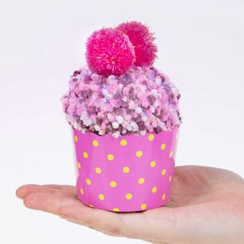 Obrázek Ponožky -  růžový cupcake