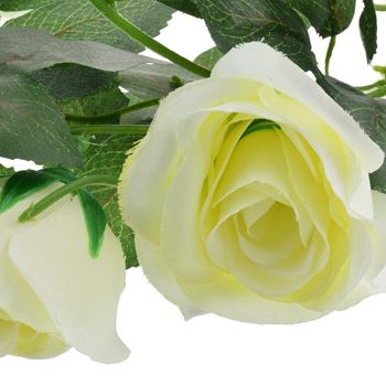 Obrázek z Umělá převislá květina - bílá 