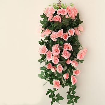 Obrázek z Umělá převislá květina - růžová 