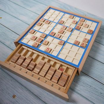 Obrázek Dřevěné sudoku