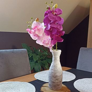 Obrázek z Umělé květiny orchidej - bílá 