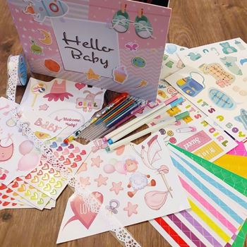 Obrázek z Fotoalbum pro miminko + kreativní sada samolepek 