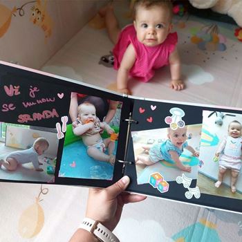Obrázek z Fotoalbum pro miminko + kreativní sada samolepek 