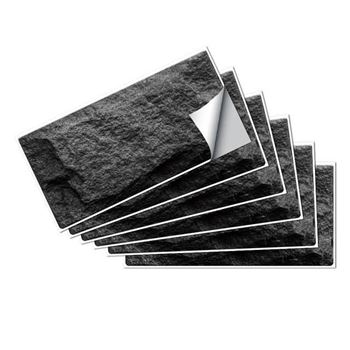 Obrázek Samolepící kamenné obklady - černé