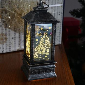 Obrázek z Vánoční LED lucerna - stromek 