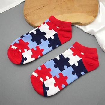 Obrázek Kotníkové ponožky - puzzle