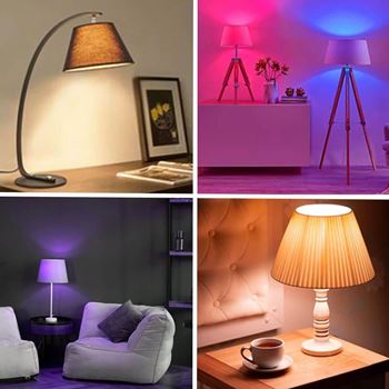 Obrázek z LED RGB žárovka s ovladačem - 16 barev 