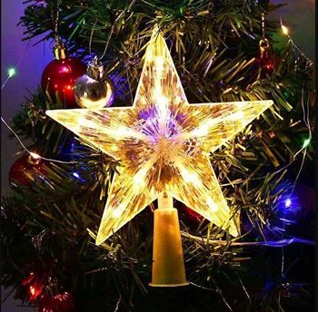 Obrázek Vánoční svítící hvězda - teplé světlo