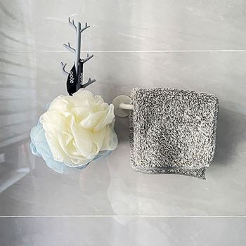 Obrázek z Nástěnný háček větev - šedý 