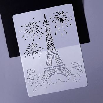 Obrázek Šablona s motivem - Eiffelova věž