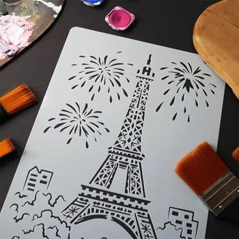 Obrázek z Šablona s motivem - Eiffelova věž 