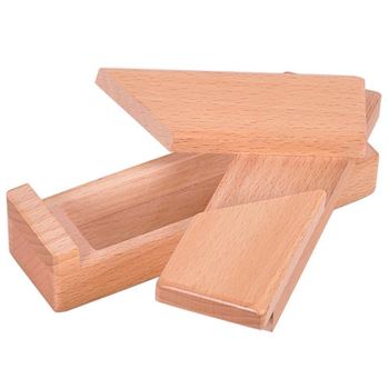 Obrázek Dřevěná krabička hlavolam
