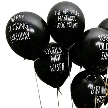 Obrázek z Drzé narozeninové balónky 10 ks 