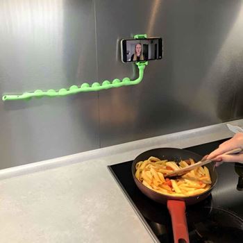 Obrázek z Držák telefonu - zelená chobotnice 