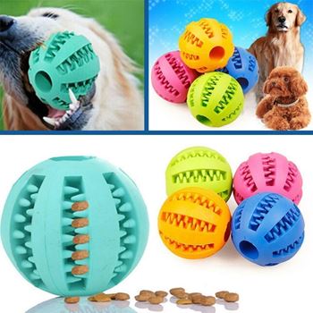 Obrázek z Žvýkací míček pro psy na čištění zubů 