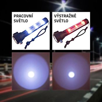 Obrázek z Solární LED svítilna s powerbankou 8v1 