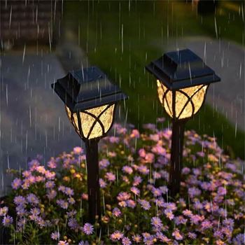 Obrázek z 2 ks LED solární lampa na zahradu 