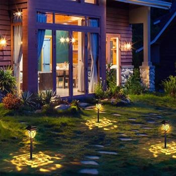 Obrázek z 2 ks LED solární lampa na zahradu 