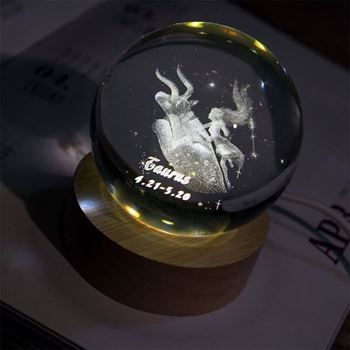 Obrázek z LED svítící koule znamení - Býk 