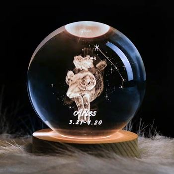 Obrázek z LED svítící koule znamení - Beran 