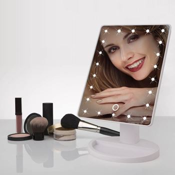 Obrázek z Kosmetické zvětšovací zrcátko 22 LED diod 