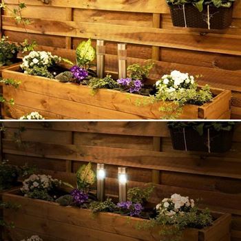 Obrázek z Solární zahradní LED světlo - sloupek 