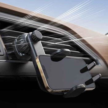 Obrázek z Držák na mobil do auta do ventilační mřížky 