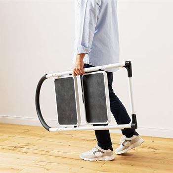 Obrázek z Skládací kovové schůdky 2 stupně 83 cm 