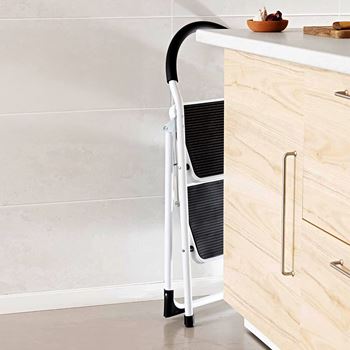 Obrázek z Skládací kovové schůdky 2 stupně 83 cm 