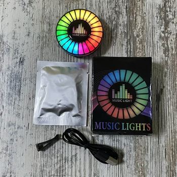 Obrázek z Ambientní hudbou aktivované LED osvětlení do auta 