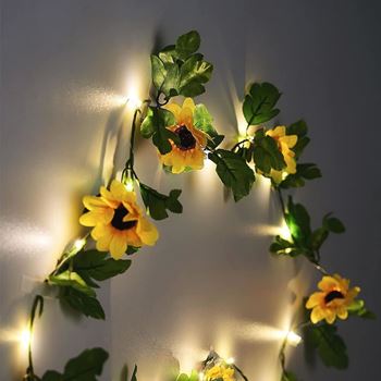Obrázek LED světelný řetěz 2 m - slunečnice