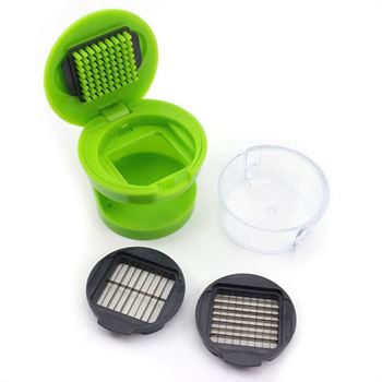 Obrázek Ruční kráječ na česnek + 2 nástavce