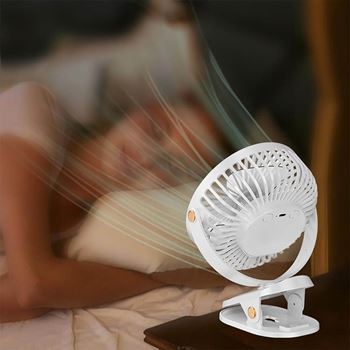 Obrázek z Přenosný stolní ventilátor s klipem 