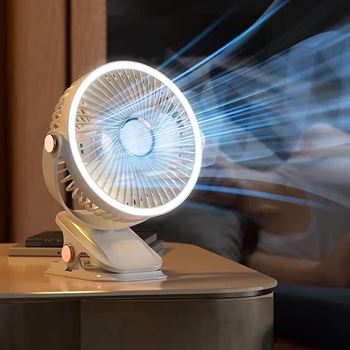 Obrázek z Přenosný stolní ventilátor s klipem 