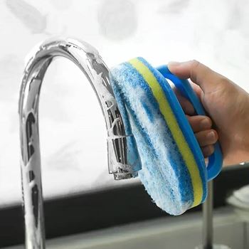 Obrázek z Houbička na úklid s rukojetí 