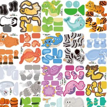 Obrázek 3D puzzle zvířátka